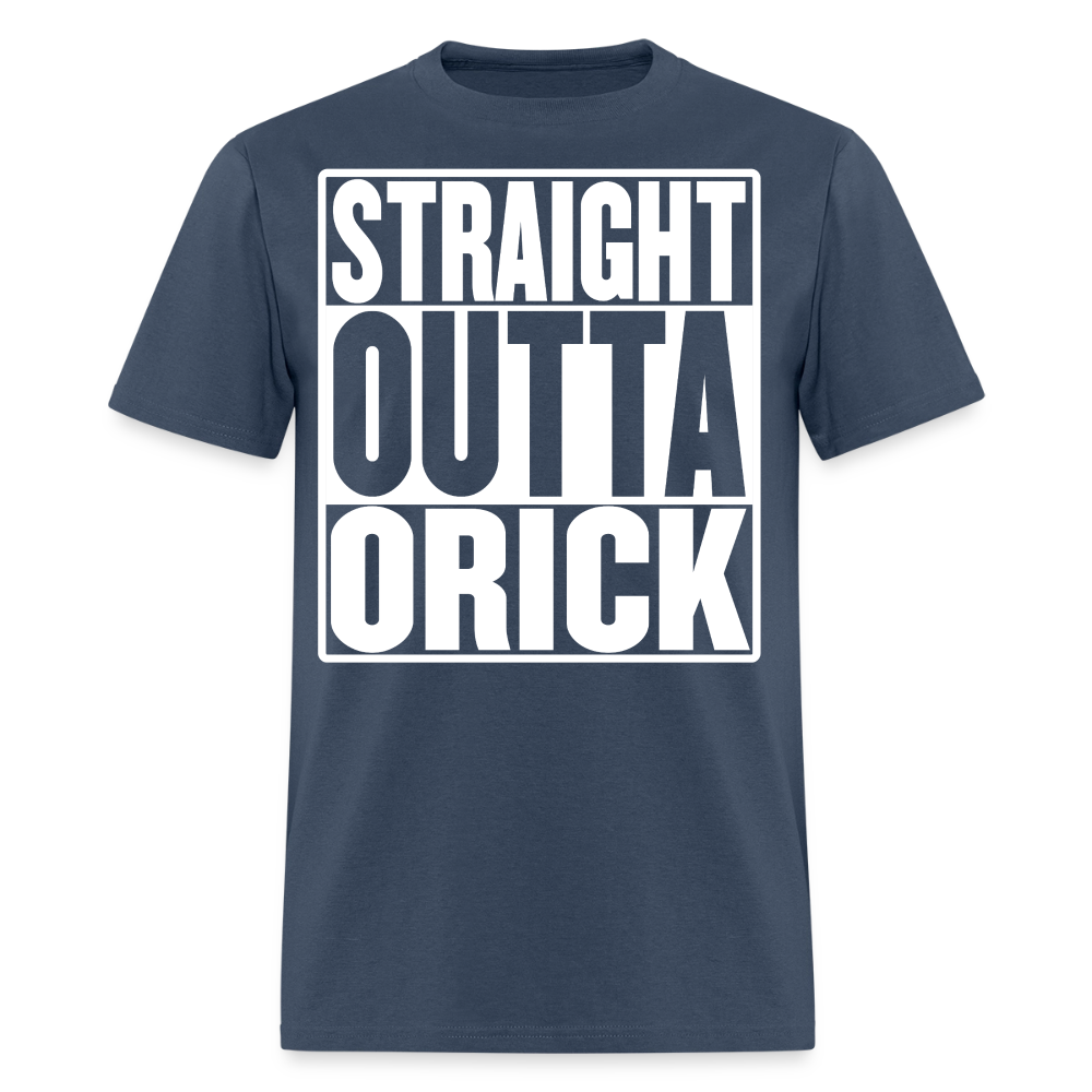 Straight Outta Orick Men's T-Shirt -  blue dusk