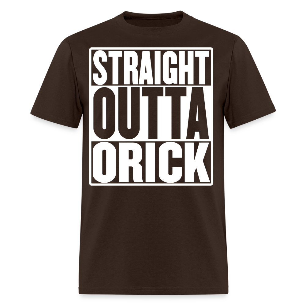 Straight Outta Orick Men's T-Shirt - brown