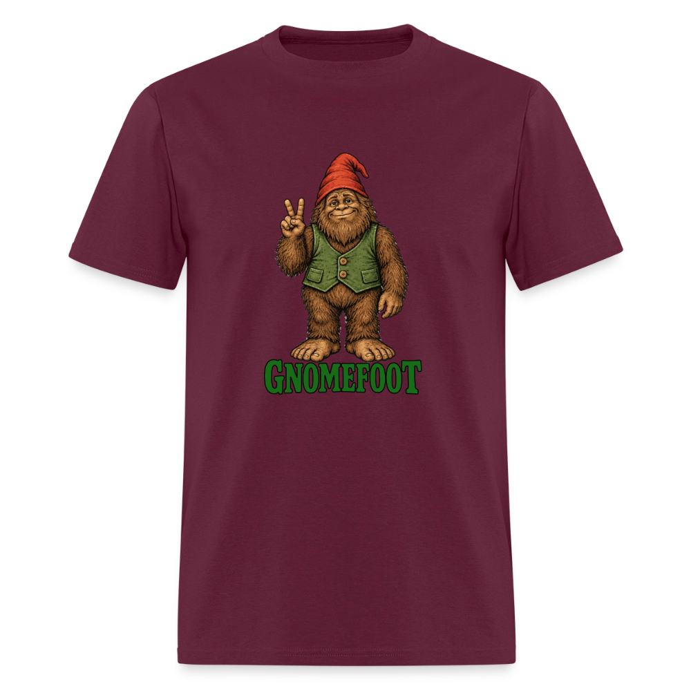 Gnomefoot. Men's T-Shirt - burgundy