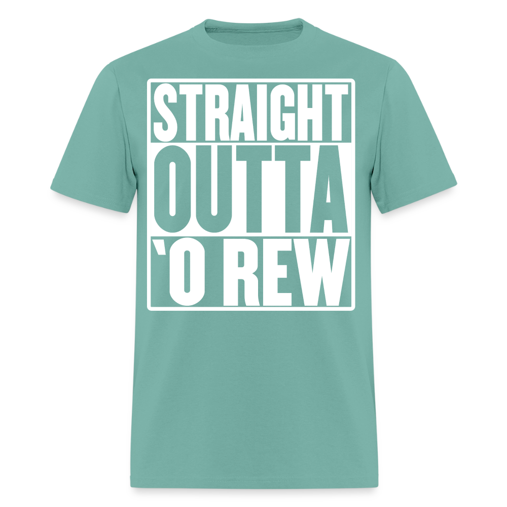 Straight Outta ‘O Rew Men's T-Shirt - aquatic