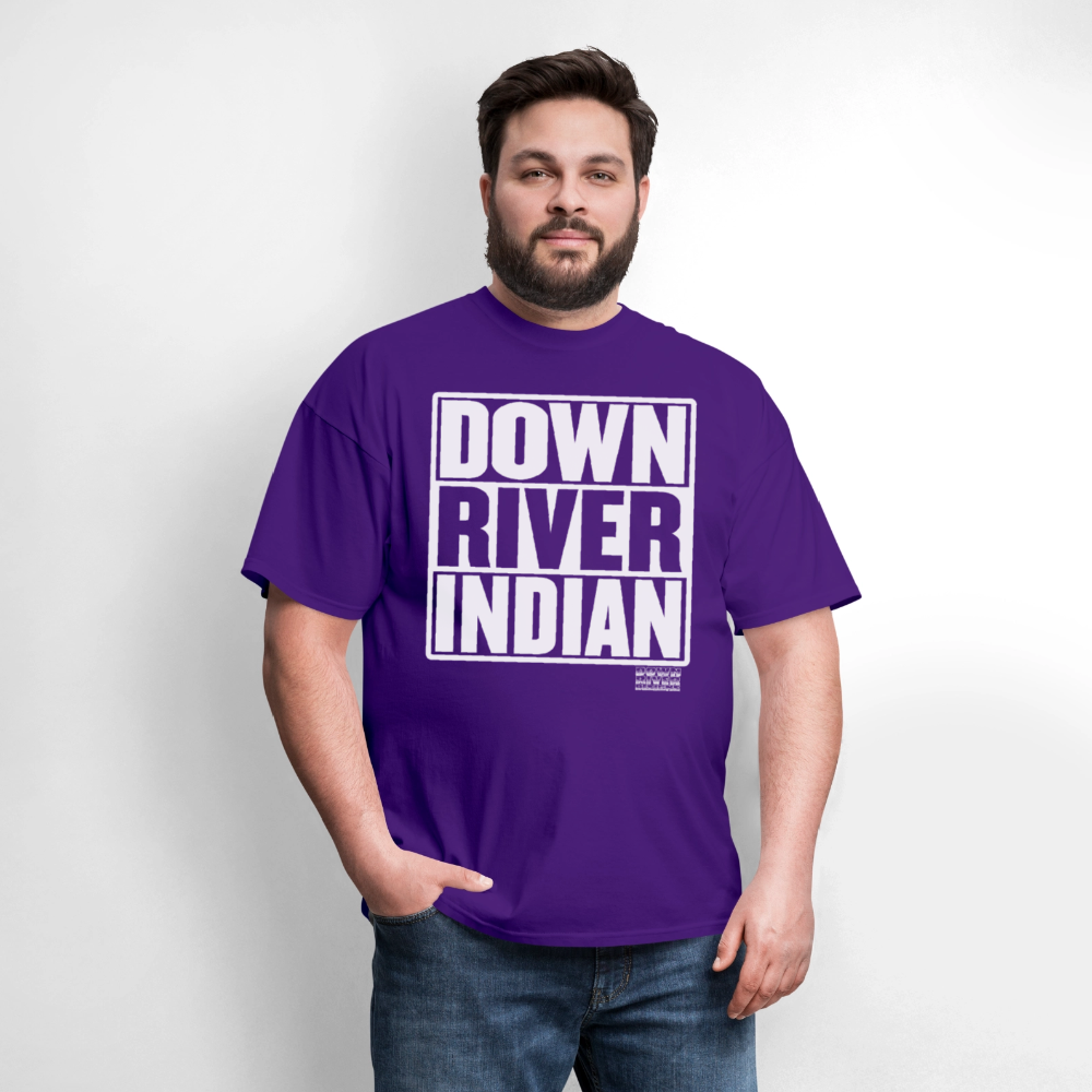 Down River Indian Tee - purple