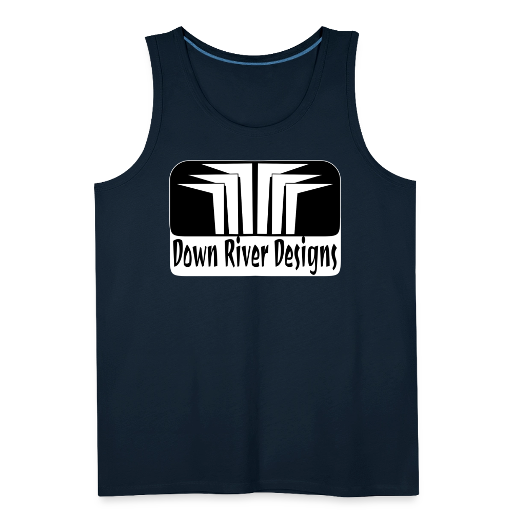 Down River Designs Men’s Premium Tank - deep navy