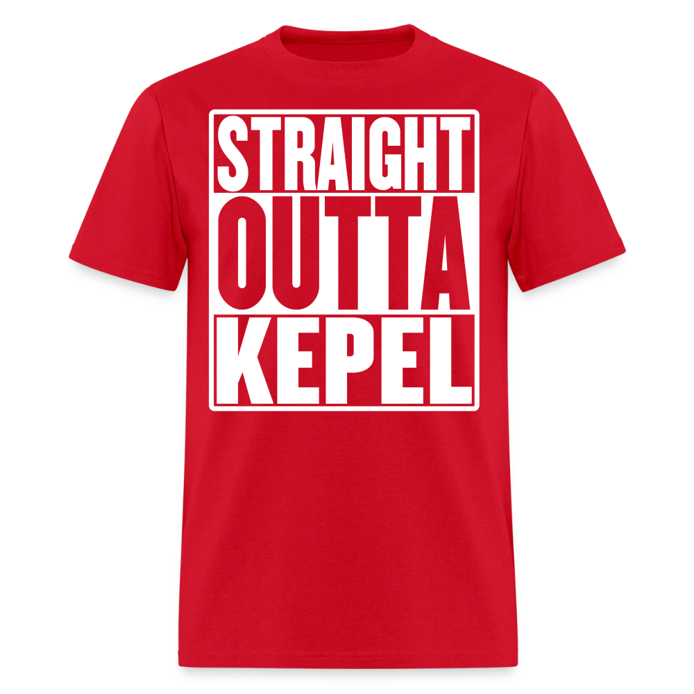 Straight Outta Kepel T-Shirt - red