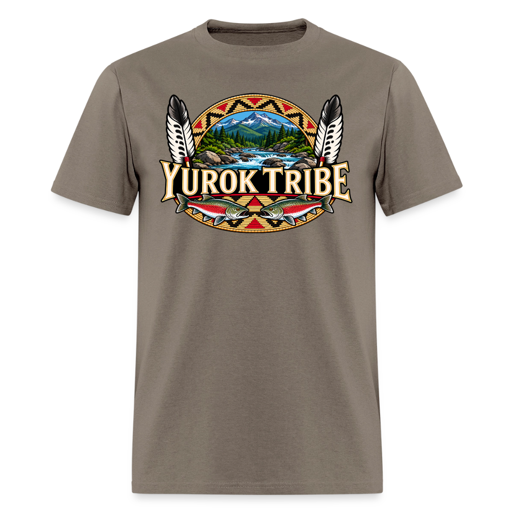 Yurok Tribe Salmon Men's T-Shirt - safari