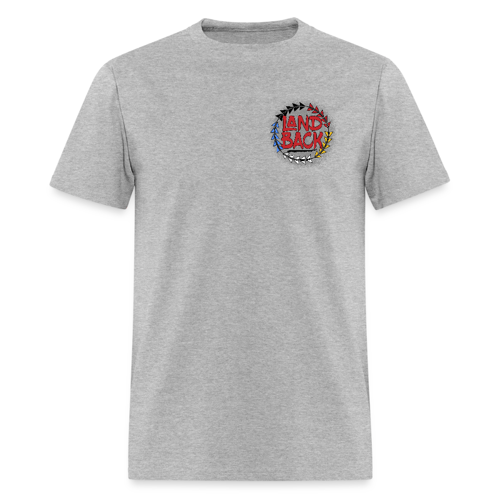 Land Back T-Shirt - heather gray