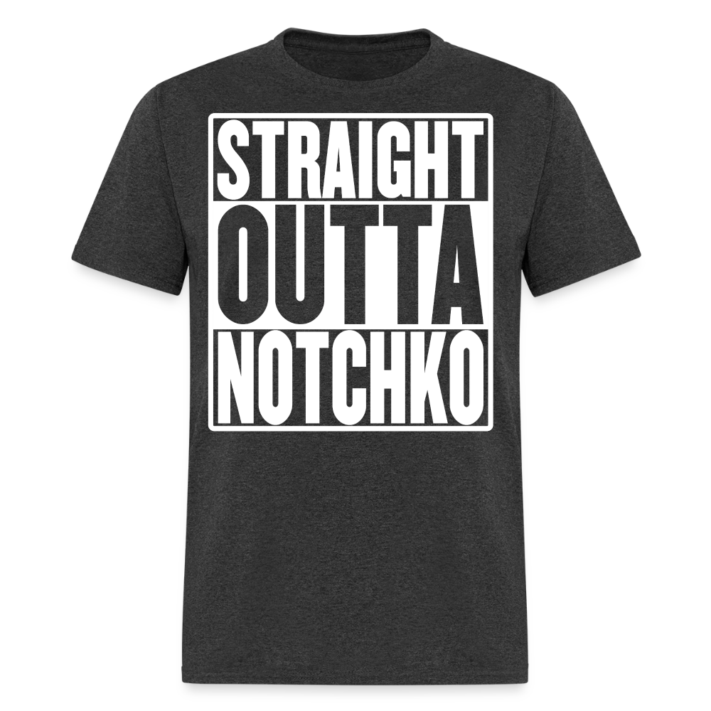 Straight Outta Notchko Men's T-Shirt - heather black