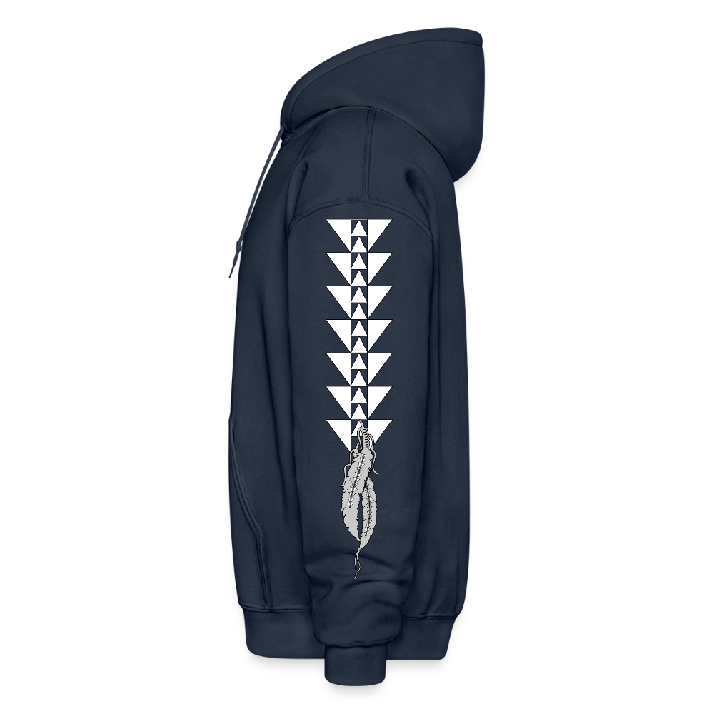 Straight Outta Ke’nek Heavy Blend Adult Hoodie - navy