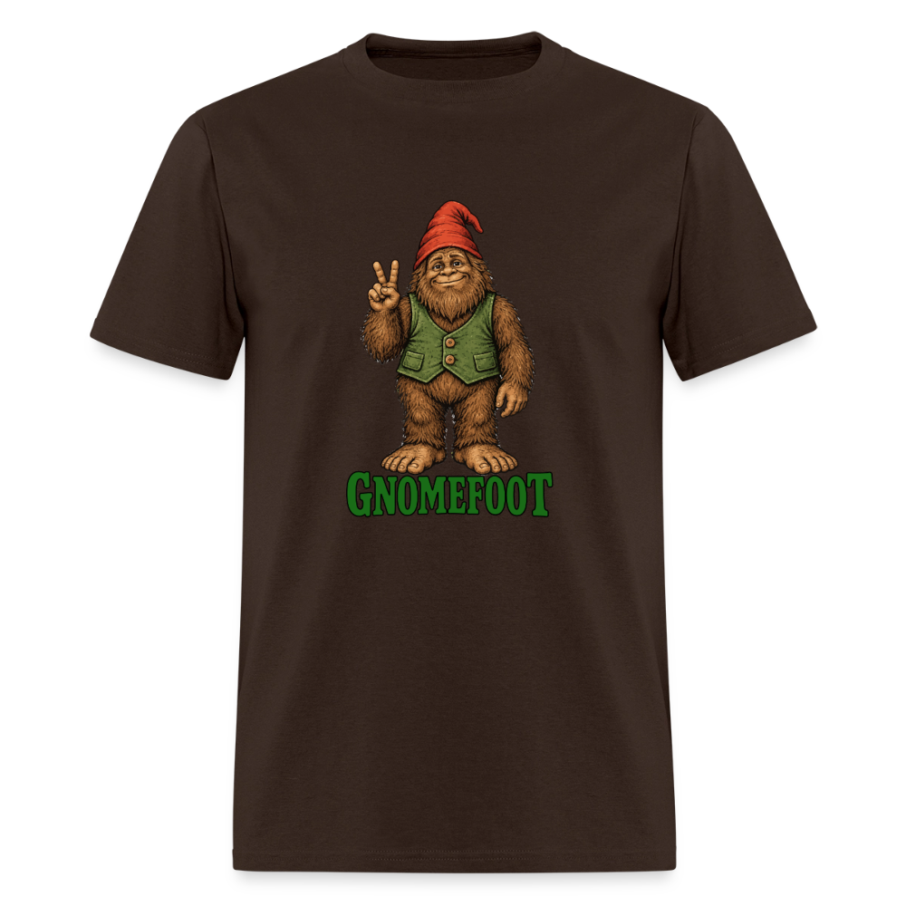 Gnomefoot. Men's T-Shirt - brown