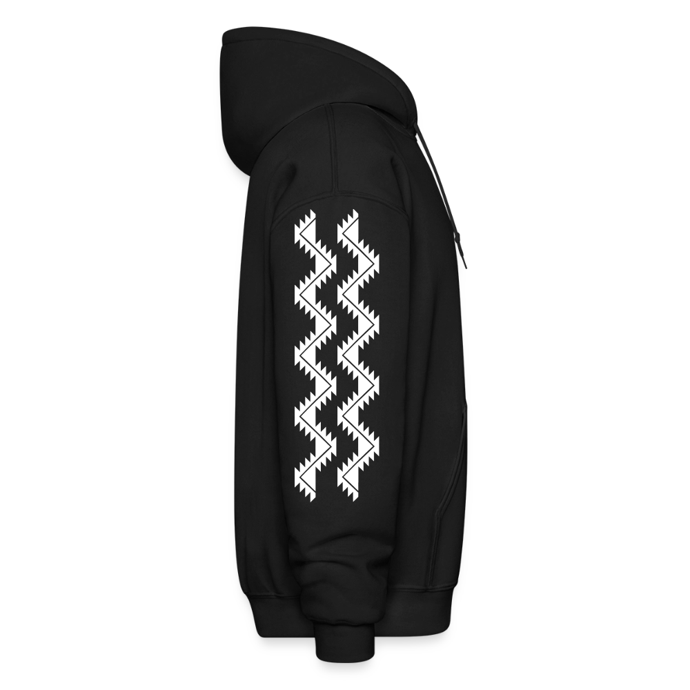 Straight Outta Downriver Adult Hoodie - black