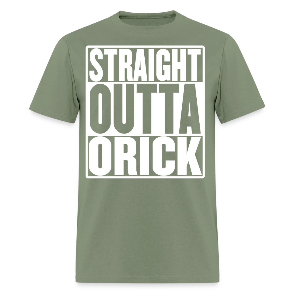 Straight Outta Orick Men's T-Shirt - military green