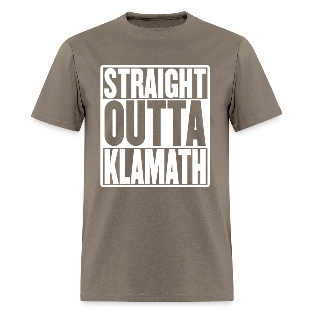 Straight Outta Klamath Men's T-Shirt - safari