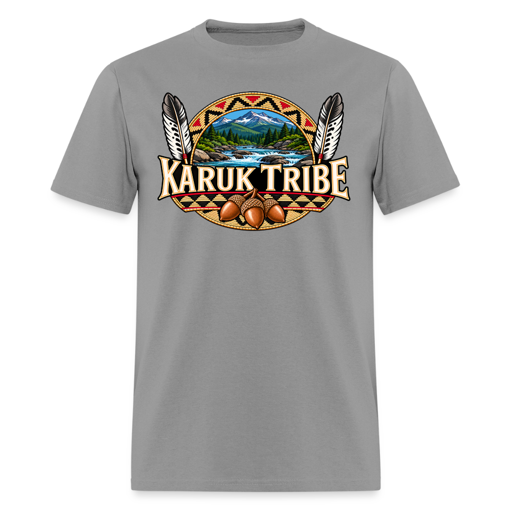 Karuk Tribe Acorn Design Men's T-Shirt - rock