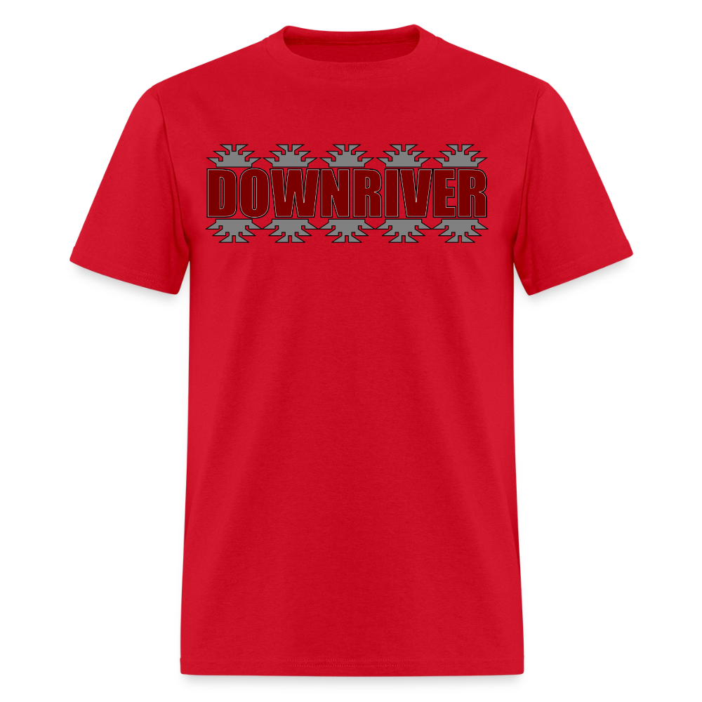 Downriver Frogs Foot Men's T-Shirt - red