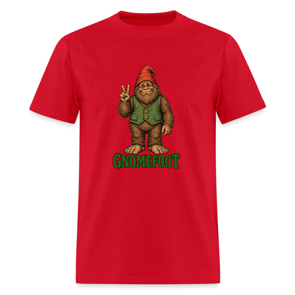 Gnomefoot. Men's T-Shirt - red