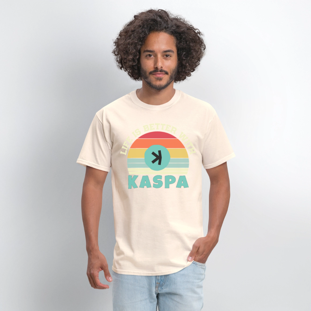 Life is better with Kaspa T-shirt - natural