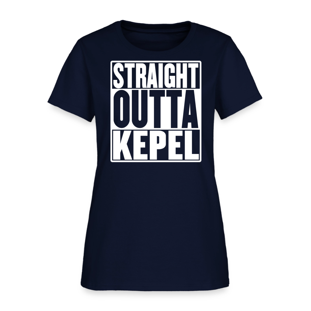 Straight Outta Kepel Women’s T-Shirt - navy