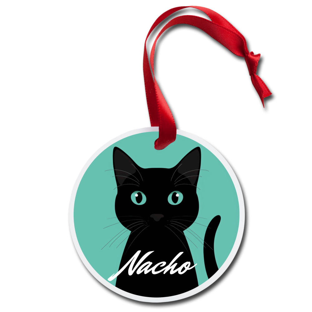 Nacho Holiday Ornament - white