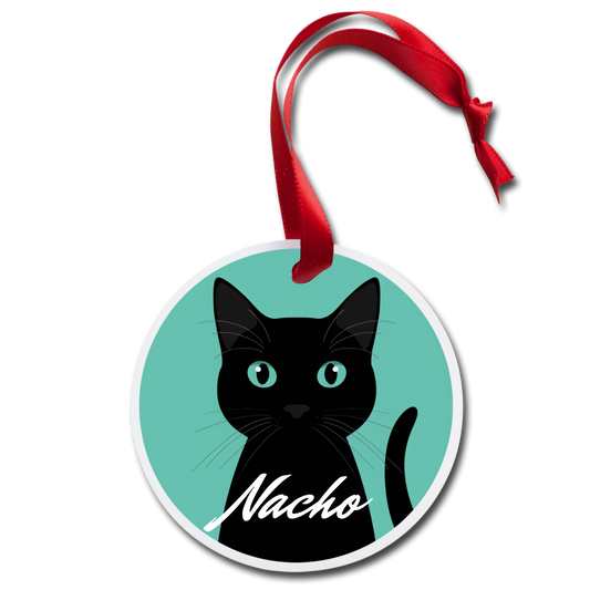 Nacho Holiday Ornament - white