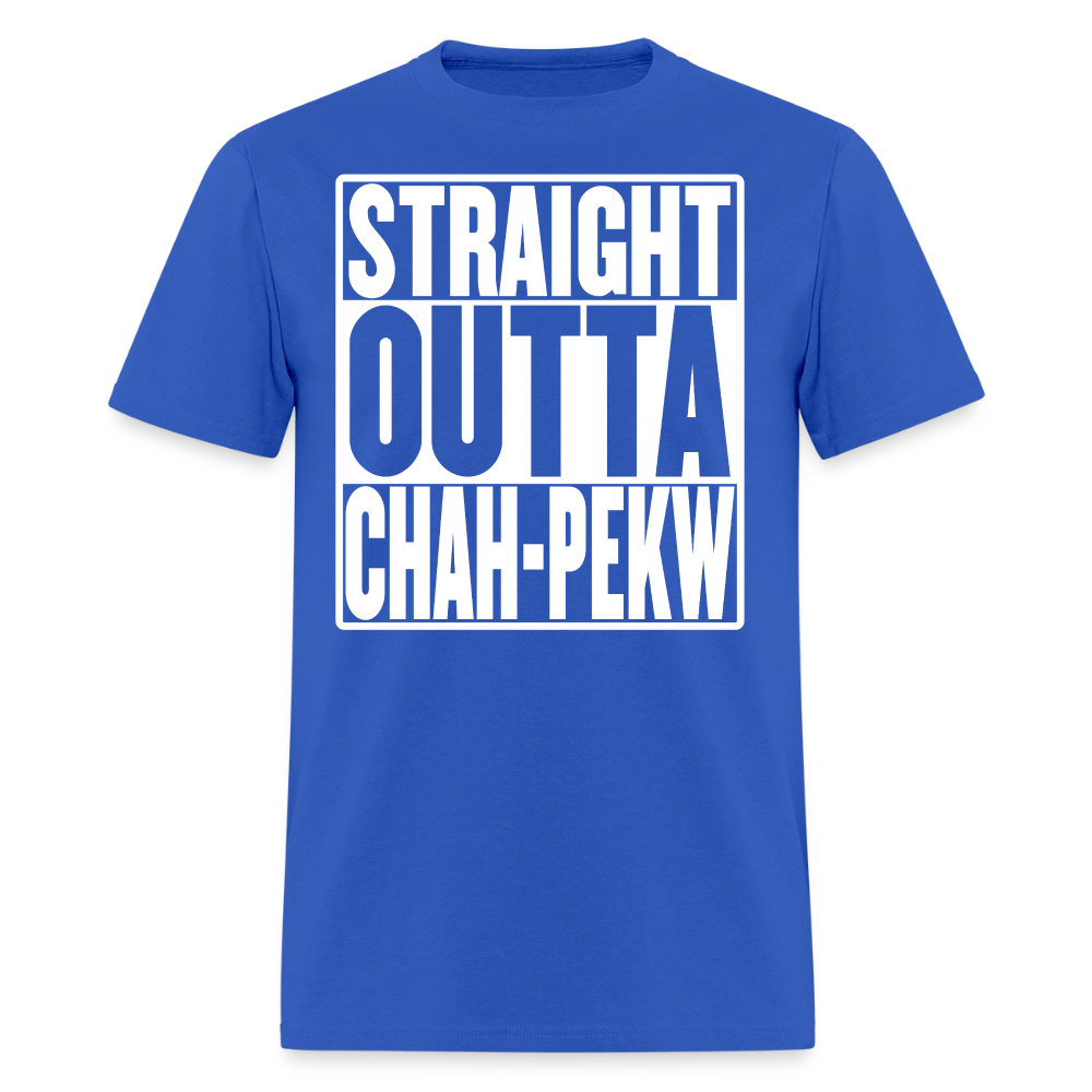 Straight Outta Chah-Pekw Men's T-Shirt - royal blue