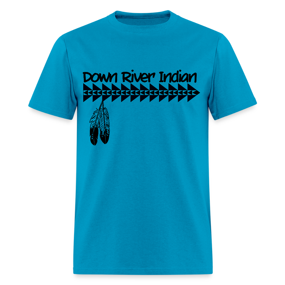 DRI Down River Indian Men's T-Shirt - turquoise