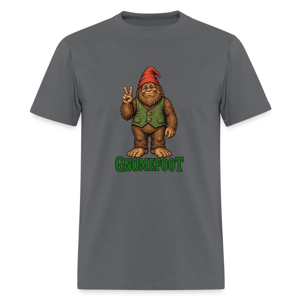 Gnomefoot. Men's T-Shirt - charcoal