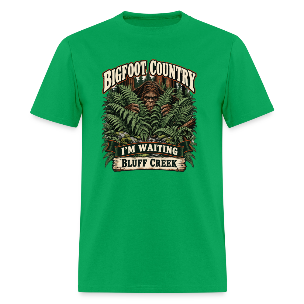 Bigfoot Country Waiting Bluff Creek - bright green