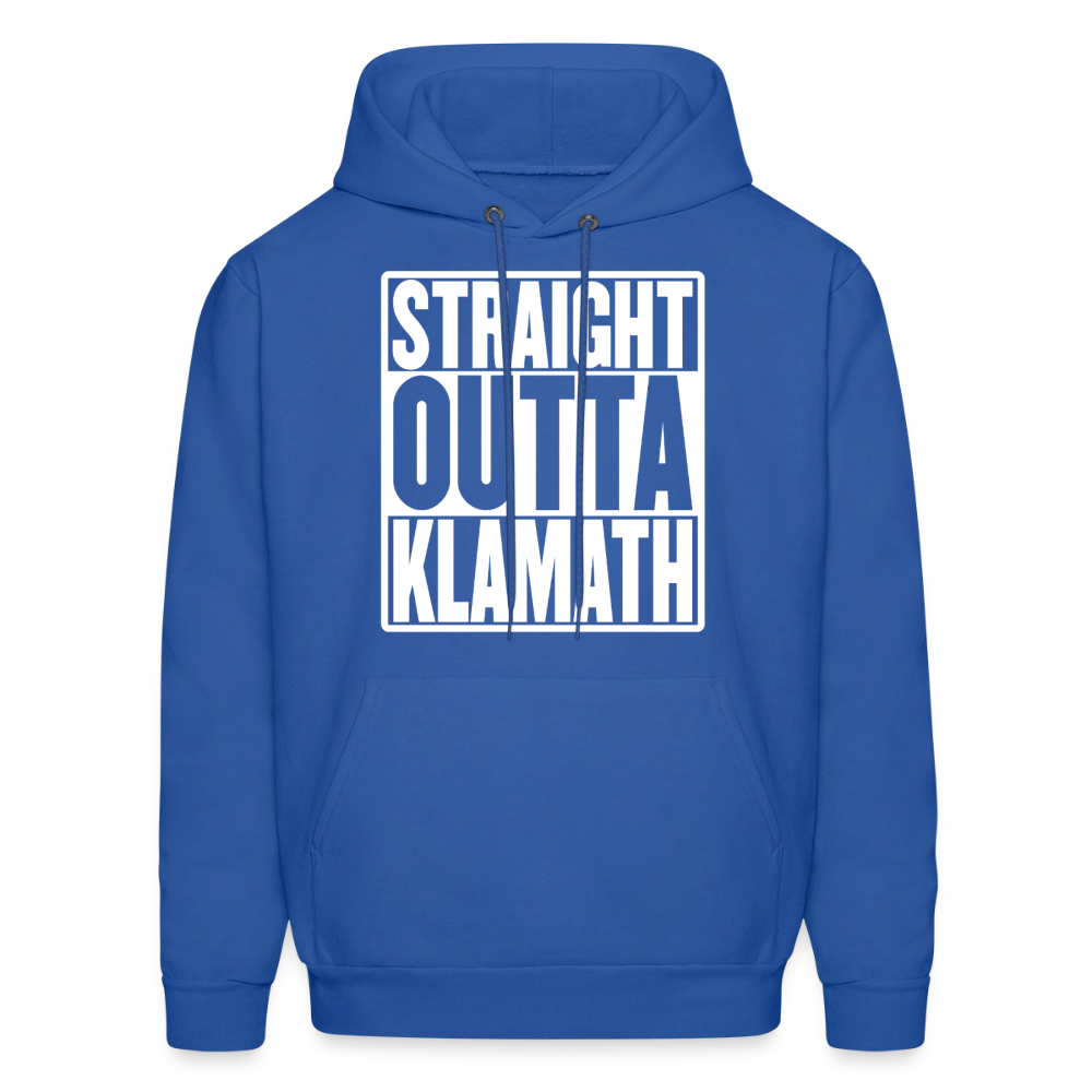 Straight Outta Klamath Men's Hoodie - royal blue