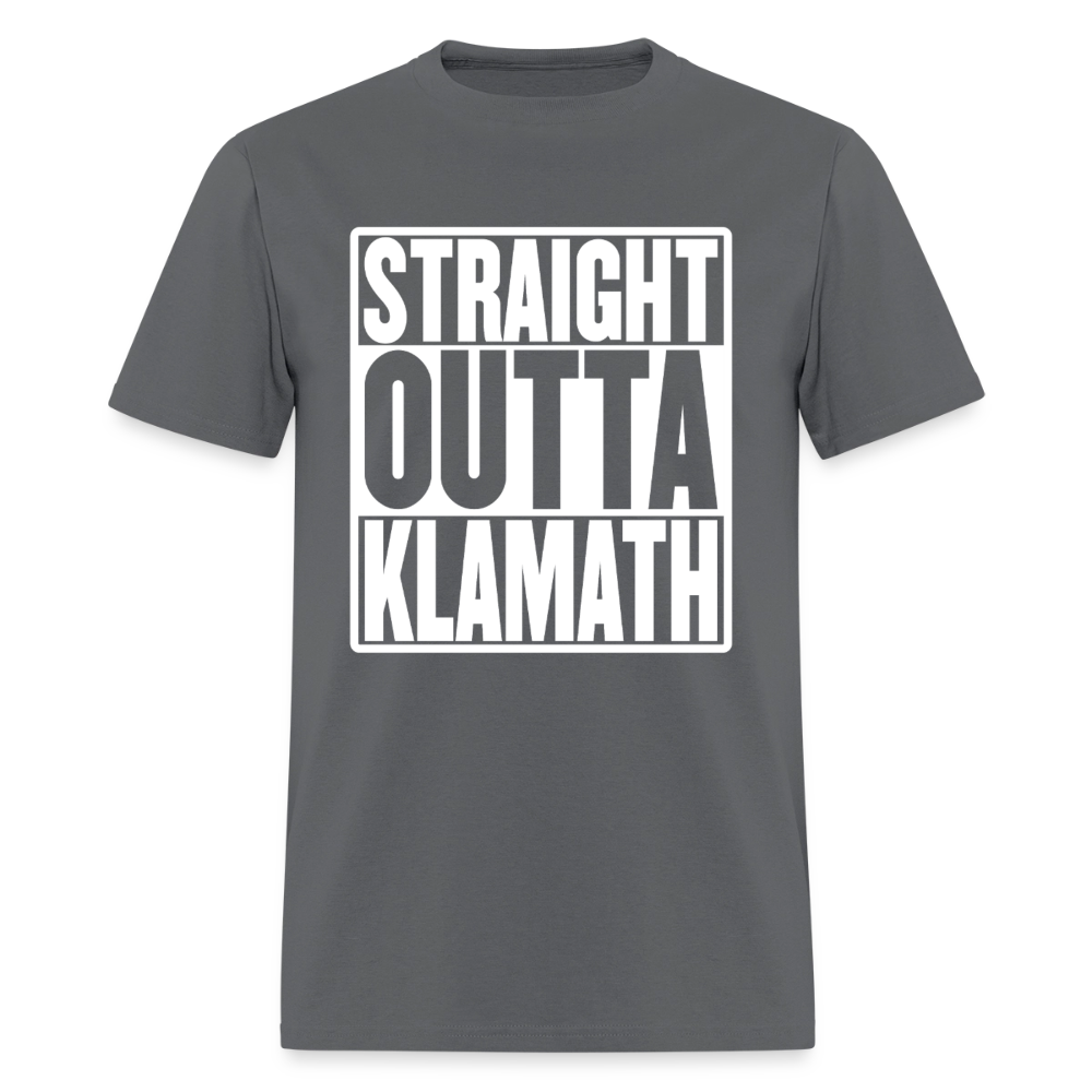 Straight Outta Klamath Men's T-Shirt - charcoal