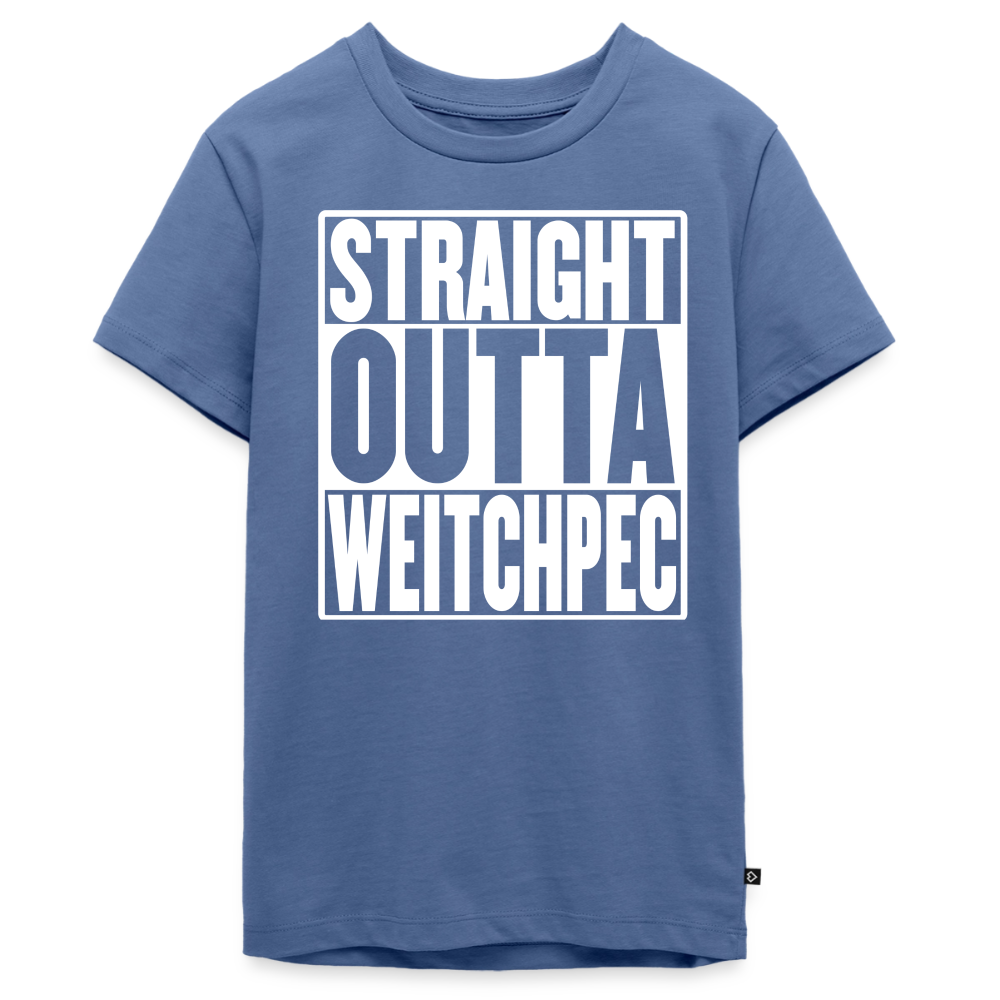 Straight Outta Weitchpec Kids' Premium T-Shirt - stone blue 