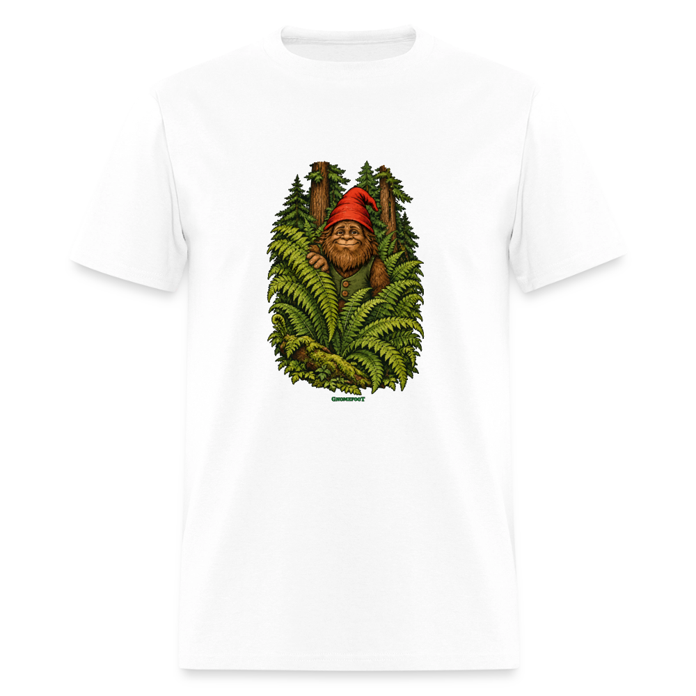 Gnomefoot in Ferns Men's T-Shirt - white
