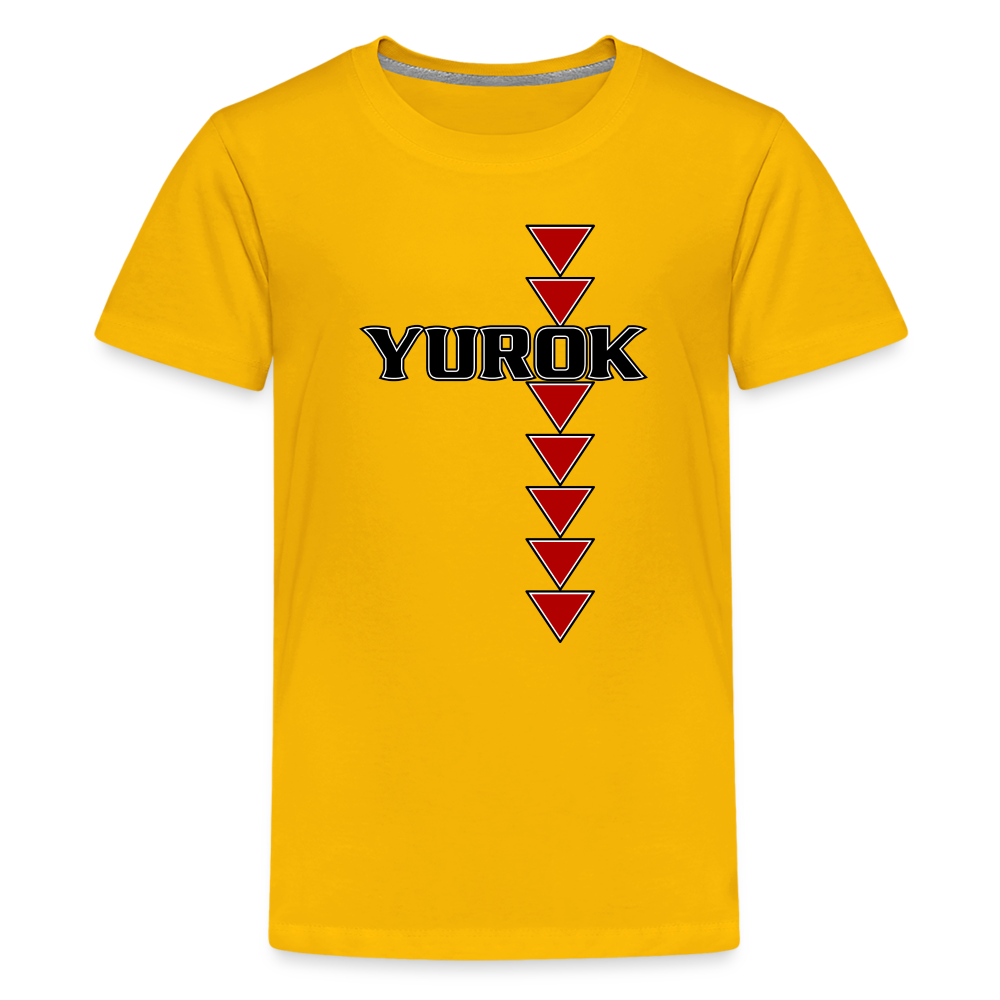 Yurok Sturgeon Back Kids' Premium T-Shirt - sun yellow