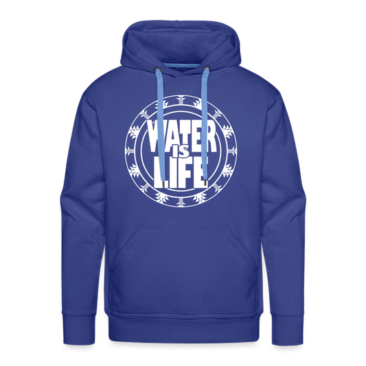 Water Is Life Men’s Premium Hoodie - royal blue