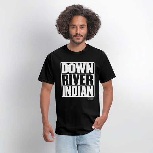 Down River Indian Tee - black