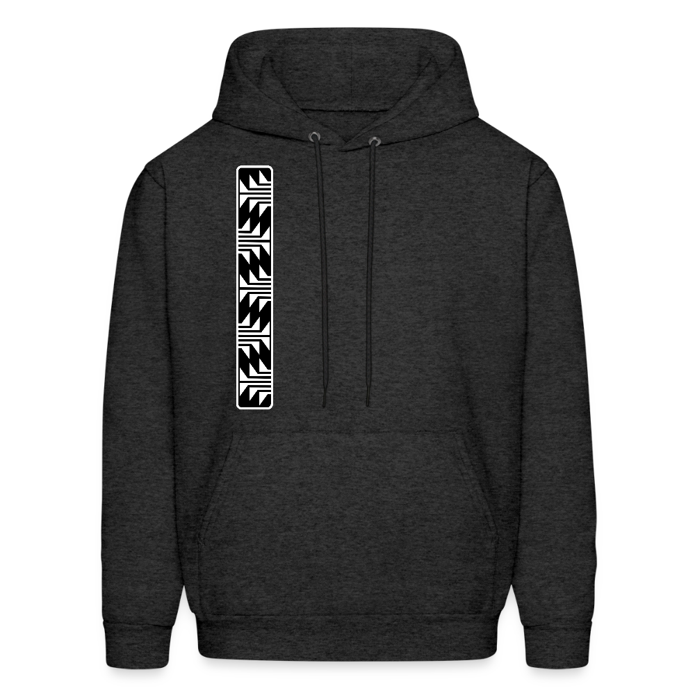 Frog Foot Panel Hoodie - charcoal grey