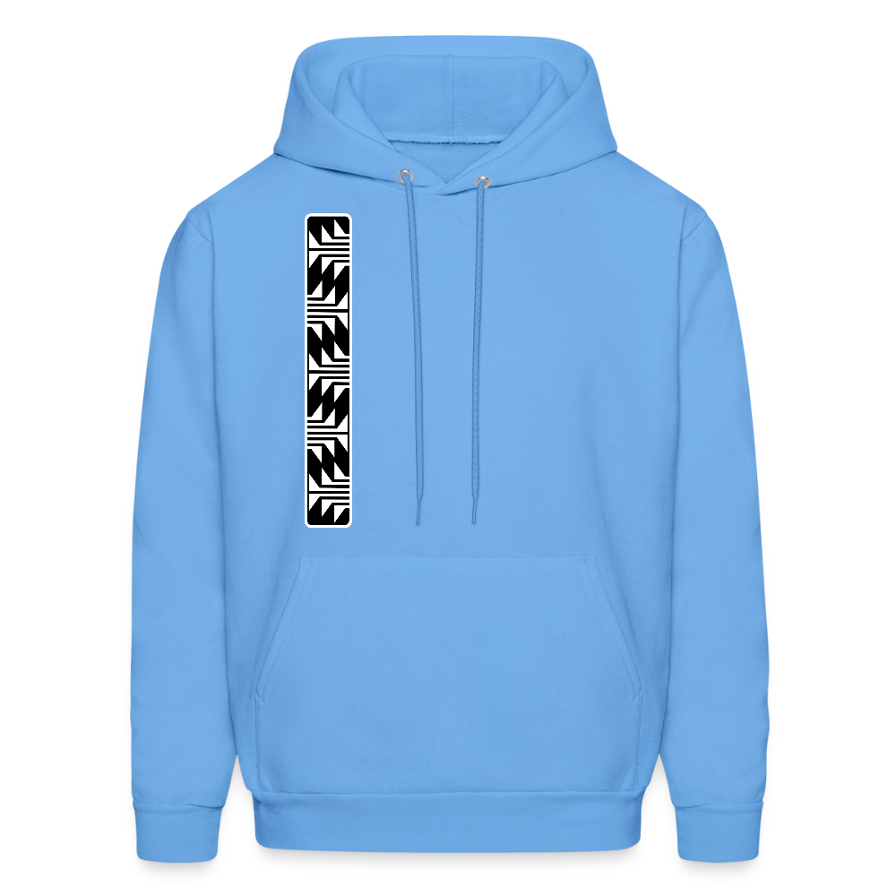 Frog Foot Panel Hoodie - carolina blue