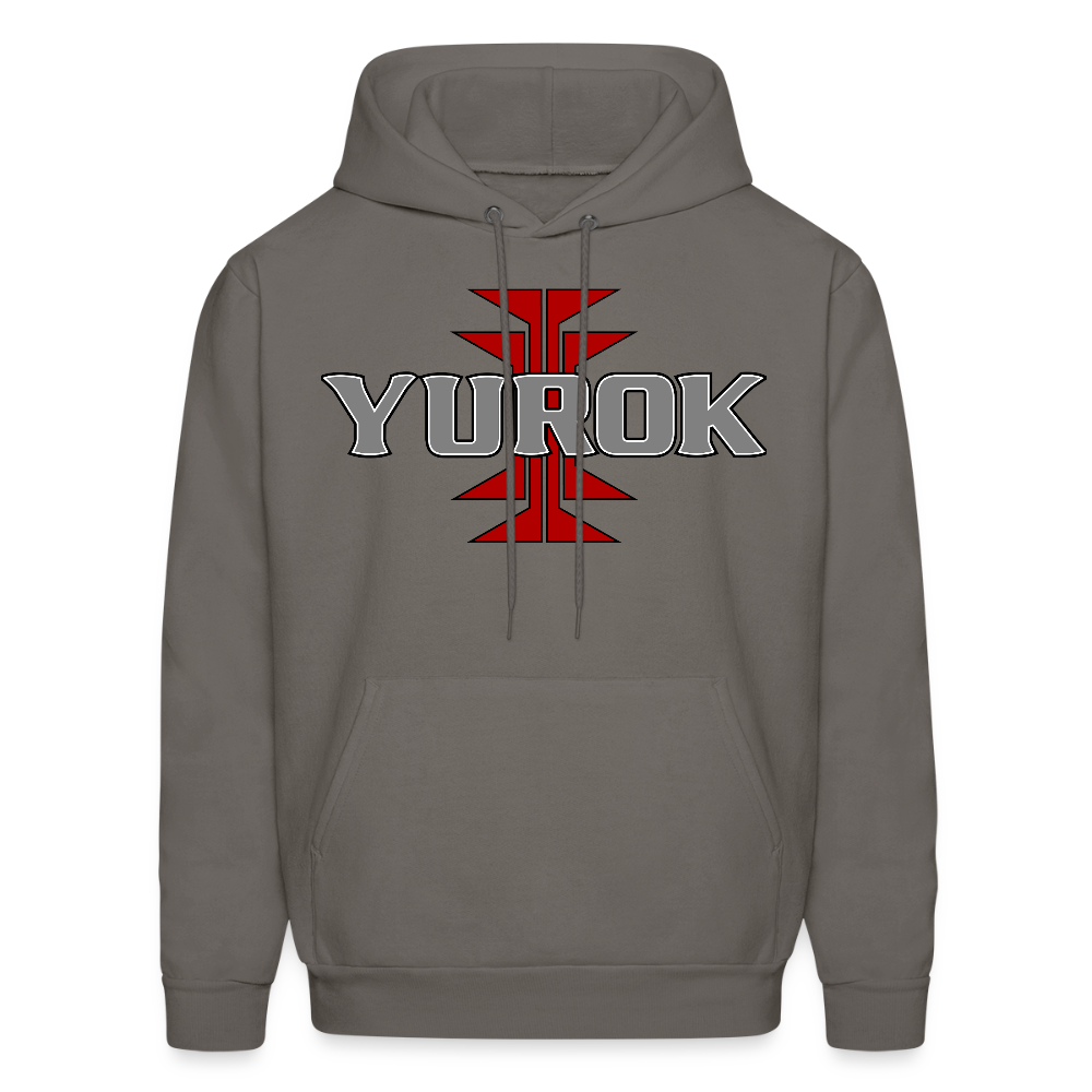Yurok Frog Foot Men's Hoodie - asphalt gray