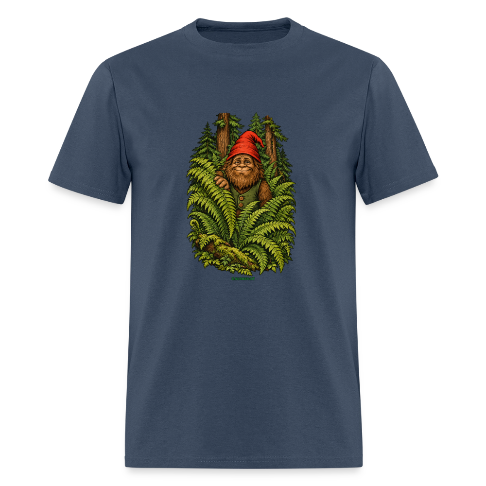 Gnomefoot in Ferns Men's T-Shirt -  blue dusk