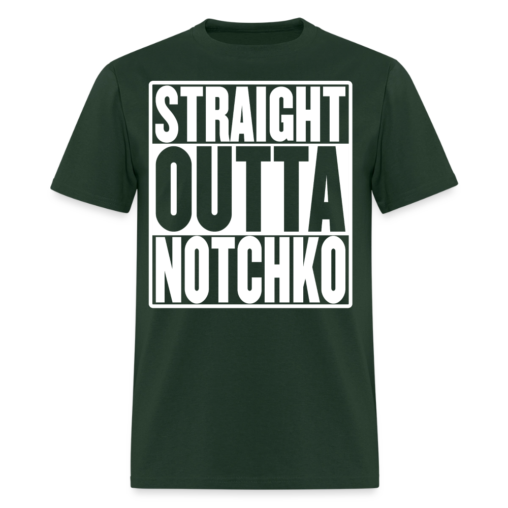 Straight Outta Notchko Men's T-Shirt - forest green