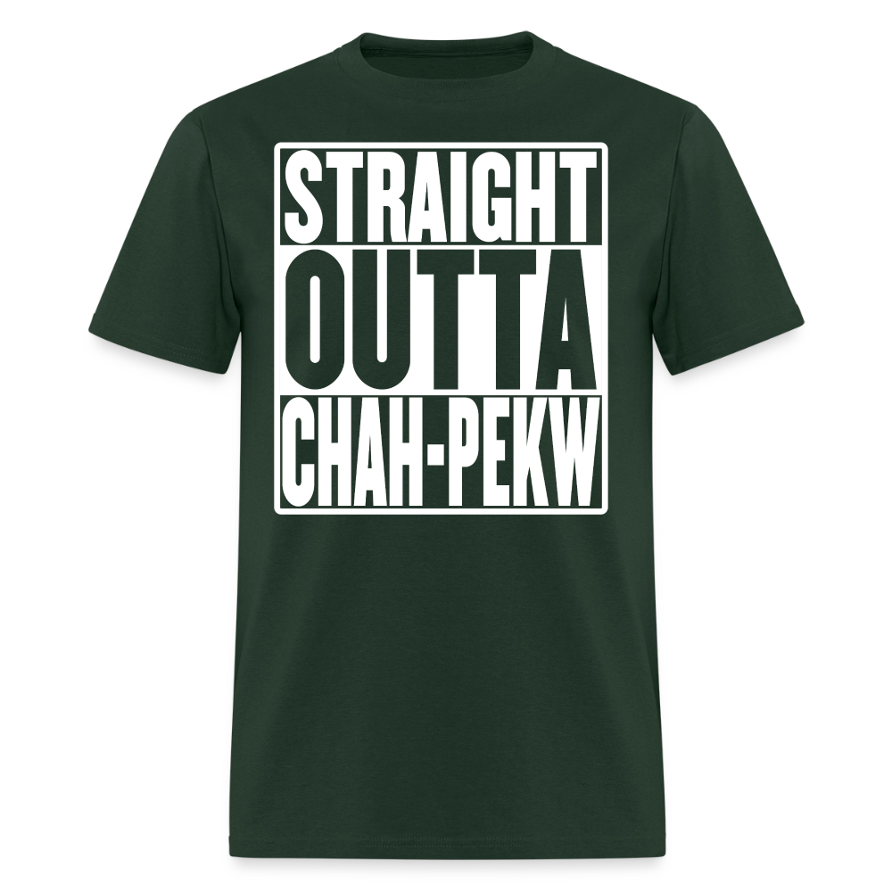 Straight Outta Chah-Pekw Men's T-Shirt - forest green