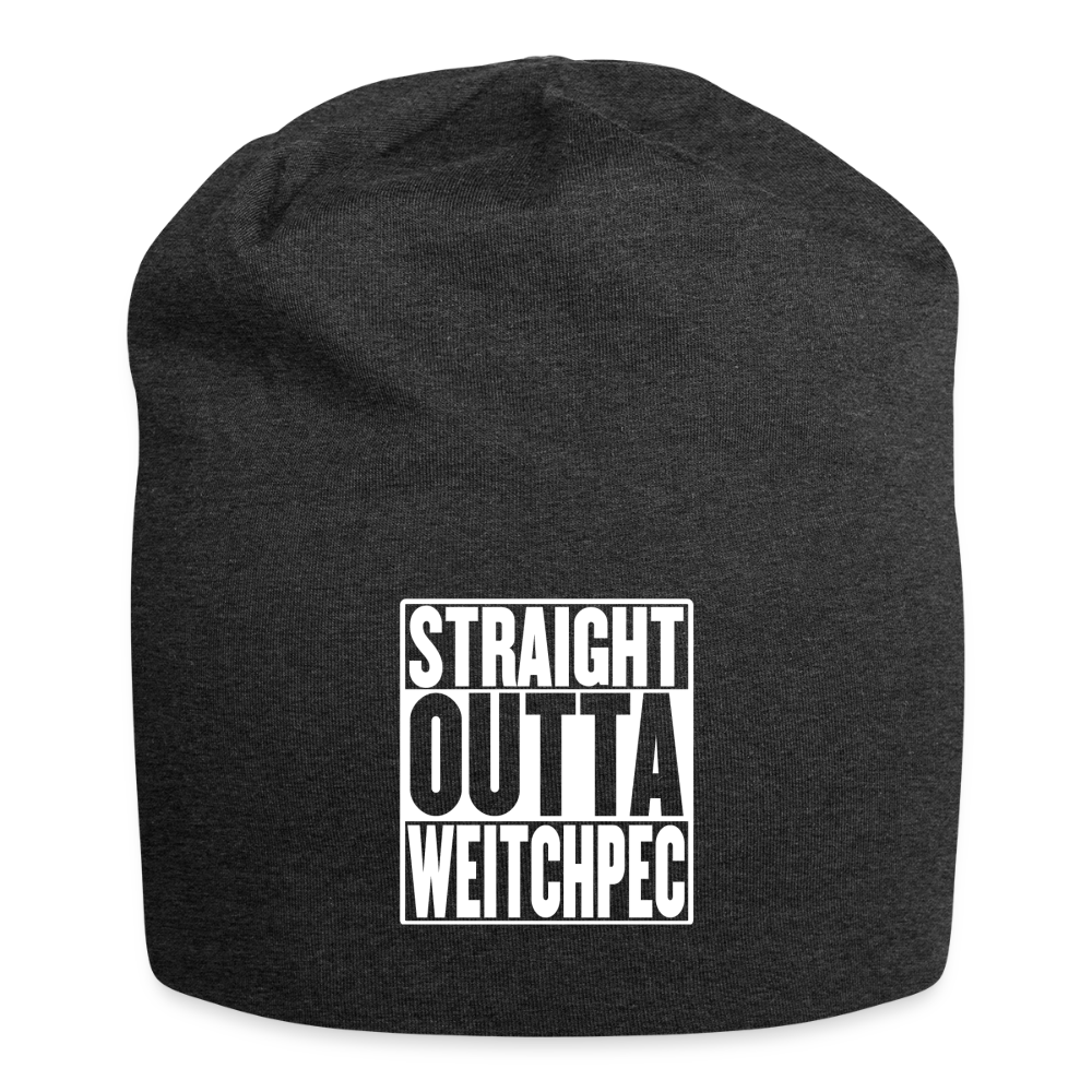 Straight Outta Weitchpec Jersey Beanie - charcoal grey