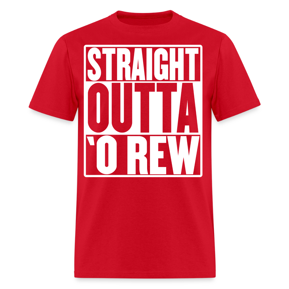 Straight Outta ‘O Rew Men's T-Shirt - red