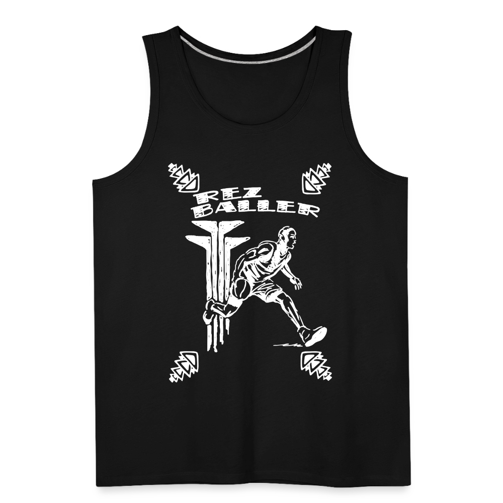 Rez Baller Men’s Premium Tank - black