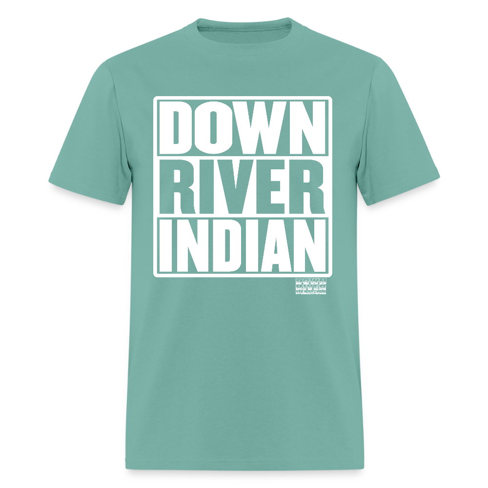 Down River Indian Tee - aquatic