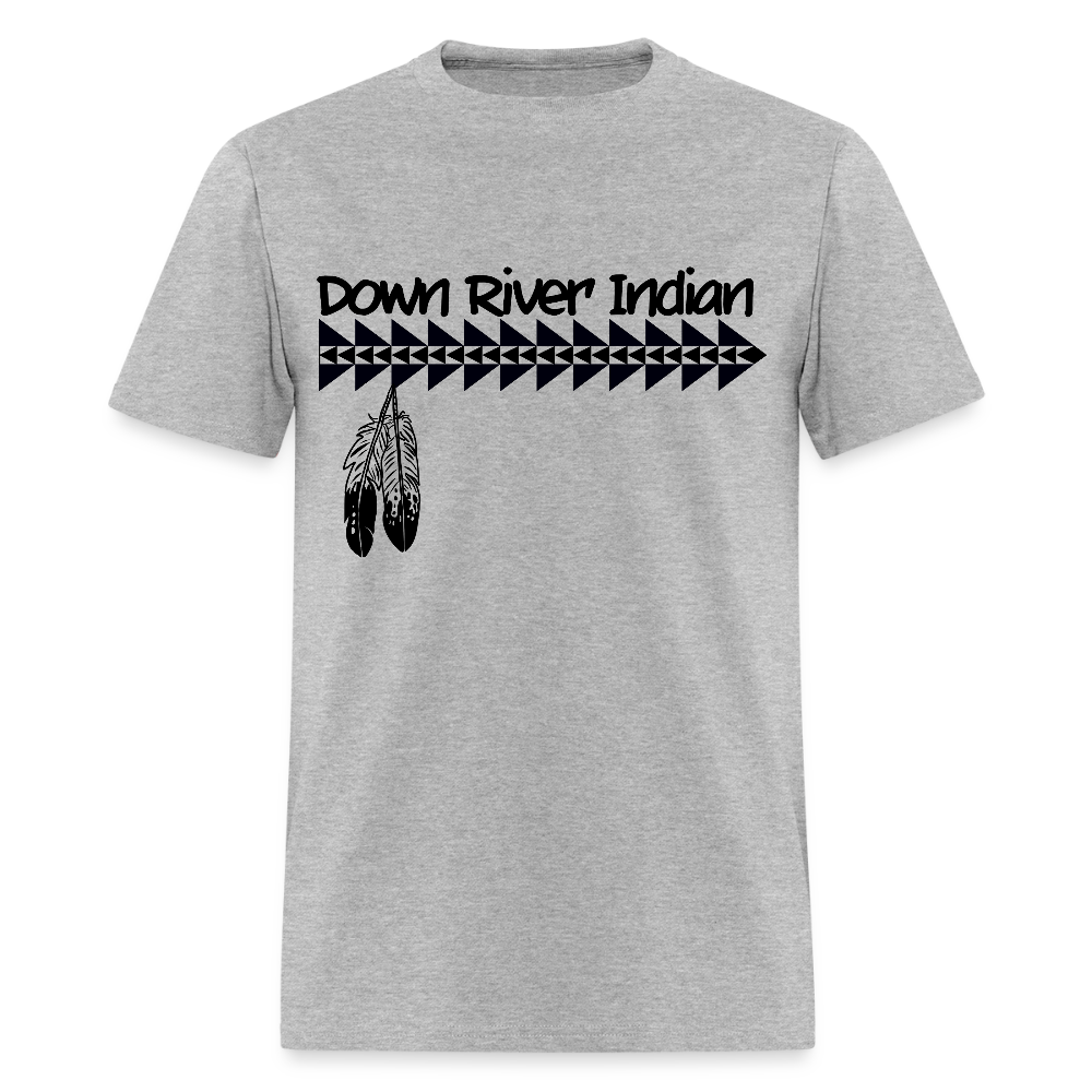 DRI Down River Indian Men's T-Shirt - heather gray