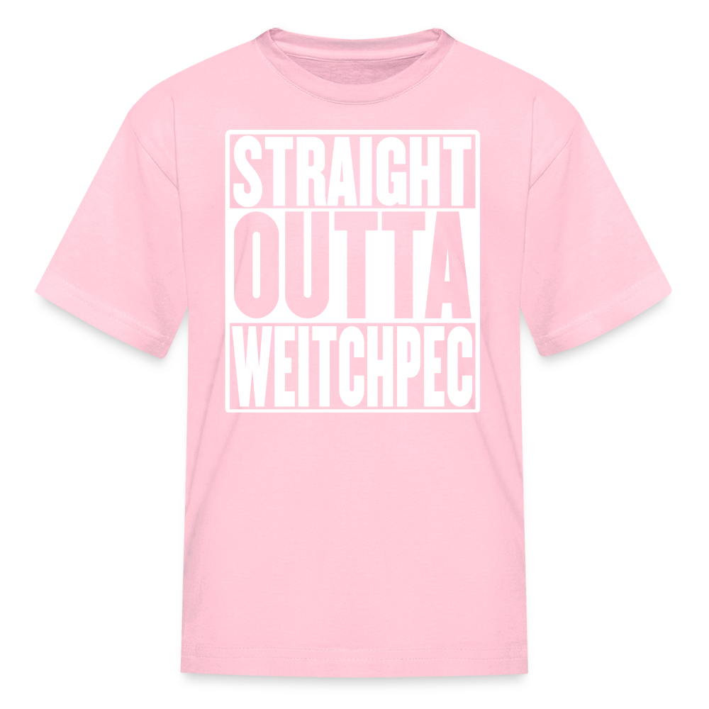 Straight Outta Weitchpec Toddler T-Shirt - pink