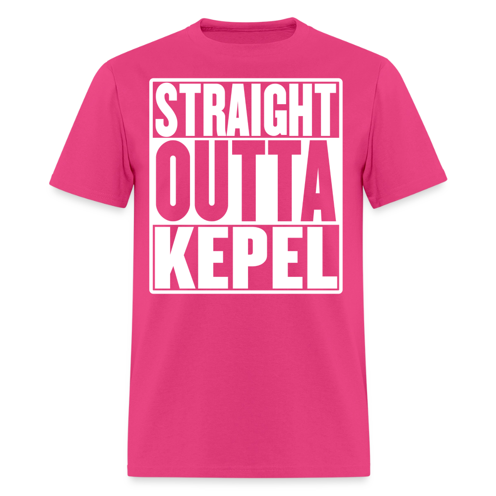Straight Outta Kepel T-Shirt - fuchsia