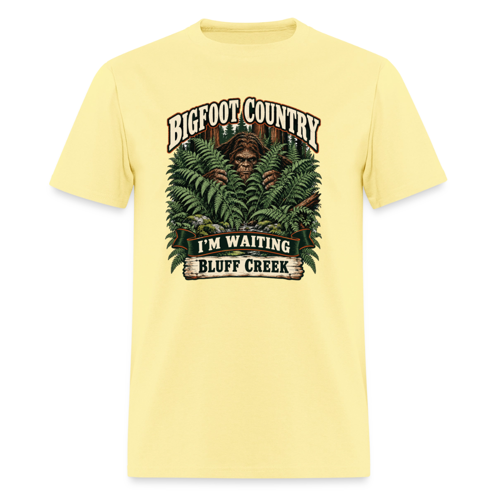 Bigfoot Country Waiting Bluff Creek - cornsilk