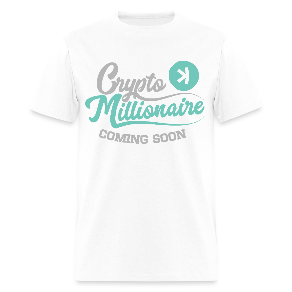 Crypto Millionaire Coming Soon Kaspa Logo - white