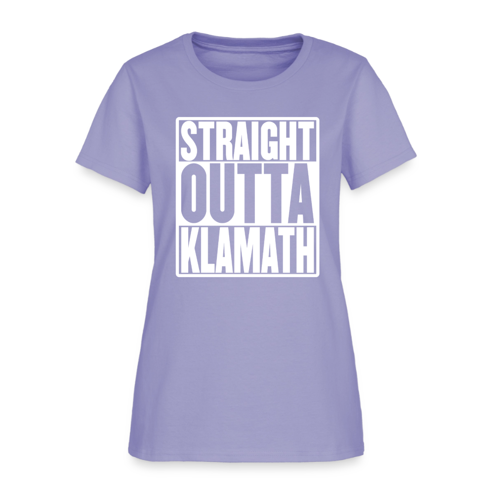 Straight Outta Klamath Women's T-Shirt - lavender