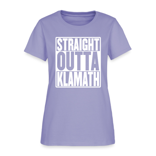 Straight Outta Klamath Women's T-Shirt - lavender